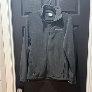 Columbia Men's Charcoal Fleece Full Zip Jacket